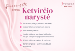 Ketvirčio narystė (3 mėn.)