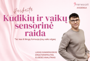 Kūdikių ir vaikų sensorinė raida. Kas iš tikrųjų formuoja Jūsų vaiko elgesį? L.Kamarauskas