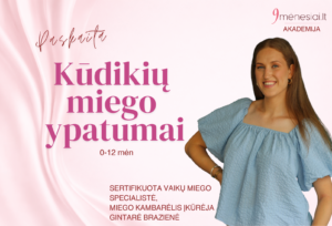 Kūdikių miego ypatumai (0-12 mėn). G.Brazienė