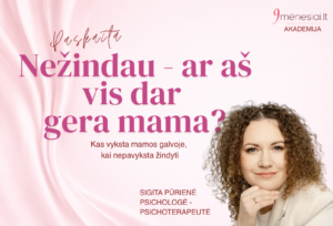 Nežindau - ar aš vis dar gera mama? Kas vyksta mamos galvoje, kai nepavyksta žindyti. S.Pūrienė